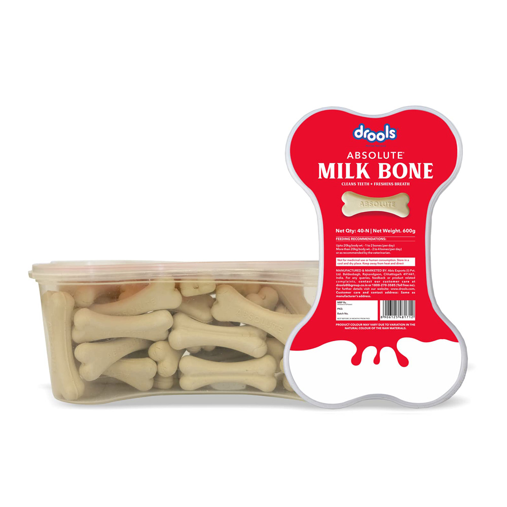 Drools milk bone jar