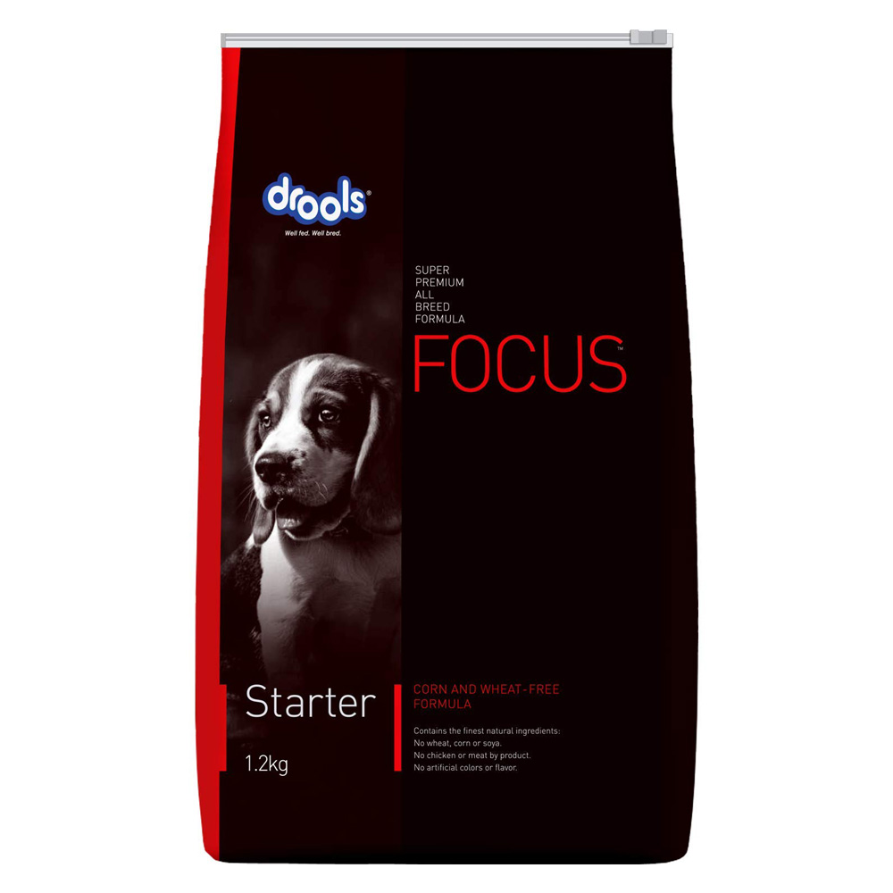 Drools Focus Starter Super Premium Dry Dog Food, Chicken Flavour